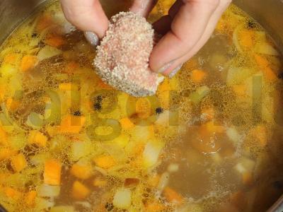 Italų vestuvių sriuba Žingsnis 18