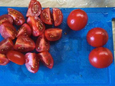 Makaronai su krevetėmis, sūriu ir daržovėmis Žingsnis 2