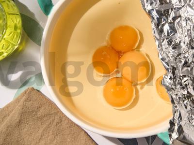 Sumuštinis „Kiaušinio abstrakcionizmas“ Žingsnis 1