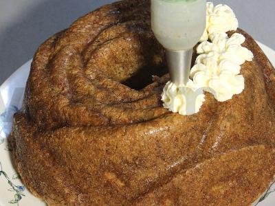 Obuolių pyragas su kremu iš sūrio Žingsnis 13