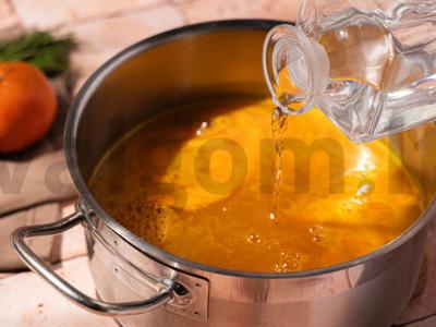 Mandarinų tinktūra su rozmarinu Žingsnis 3