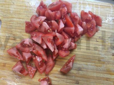 Daržovių salotas su Pekino kopūstu Žingsnis 2