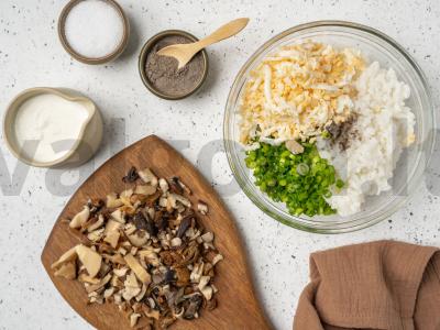 Kurnikas su žuvimi ir ryžiais Žingsnis 6