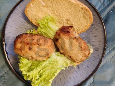 Mini baguette hamburgeris per 10 minučių Žingsnis 3