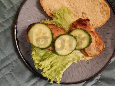 Mini baguette hamburgeris per 10 minučių Žingsnis 4