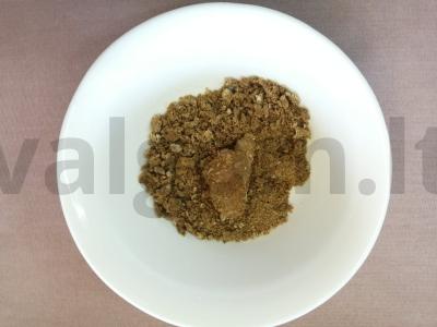 Menkių filė ruginėse trupiniuose Žingsnis 4