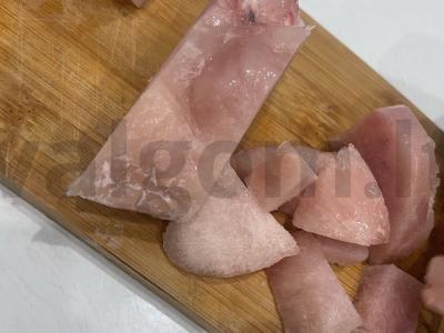 Makaronai su vištiena keptuvėje Žingsnis 2