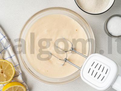 Citrininis pyragas su citrinos kremu Žingsnis 6