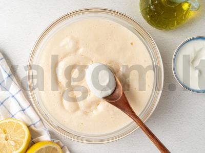 Citrininis pyragas su citrinos kremu Žingsnis 7