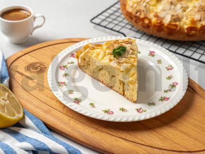Citrininis pyragas su citrinos kremu pagrindine nuotrauka