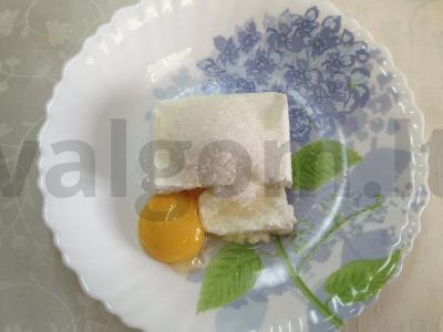 Sūrio blynai su kakava ir bananais Žingsnis 2