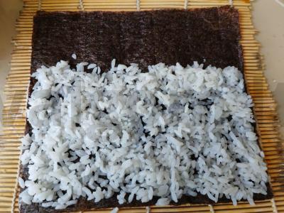 Namų ritinėliai su silpna sūdyta lašiša Žingsnis 5