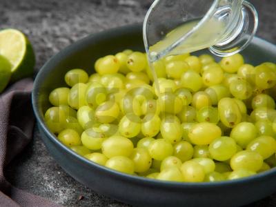 Rūgščiai saldūs vynuogės Žingsnis 1