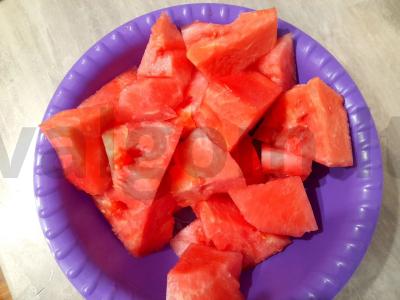 Vasaros arbūzų kompotas Žingsnis 2