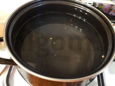 Vasaros arbūzų kompotas Žingsnis 5