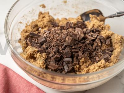 Grikių sausainiai su šokoladu Žingsnis 4