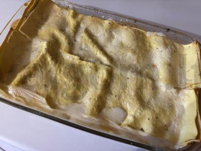 Namų lazanja greitai pagrindine nuotrauka