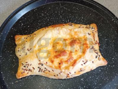 Adžarų hachapuri iš sluoksniuoto tešlos Žingsnis 7