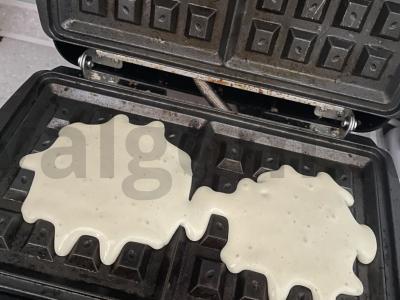 Vieniški vafliai su kriaušių skoniu Žingsnis 5