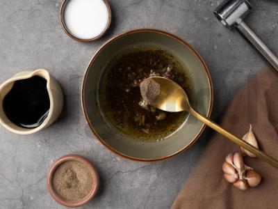 Steikas su kapreze ir balzaminiu padažu Žingsnis 1