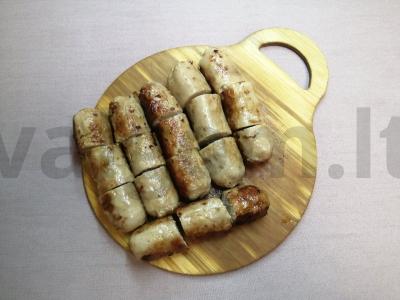 Makaronai su dešrelėmis pomidorų padaže Žingsnis 7