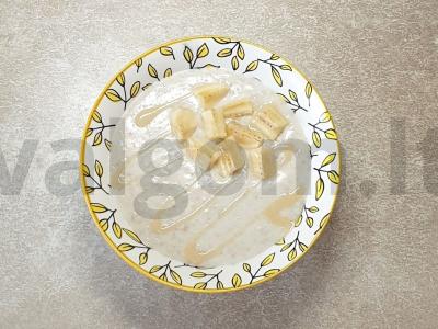 Avižinė košė su bananais ir karamele pusryčiams Žingsnis 5