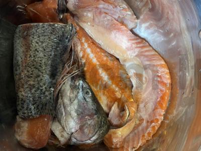 Upėtakio sriuba su daržovėmis ir perliniu miežiu Žingsnis 1