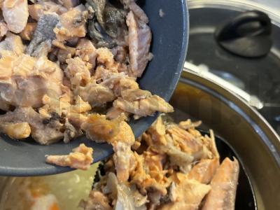 Upėtakio sriuba su daržovėmis ir perliniu miežiu Žingsnis 9