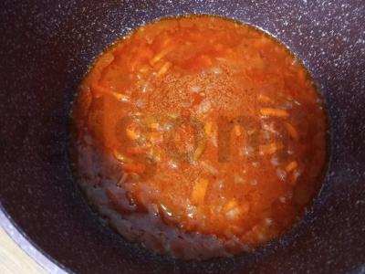 Troškinti pipirai su ryžiais Žingsnis 4