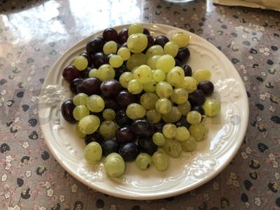 Vynuogių-obuolių kisielius Žingsnis 1