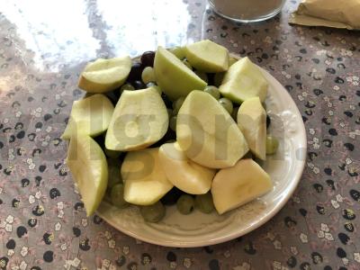 Vynuogių-obuolių kisielius Žingsnis 2