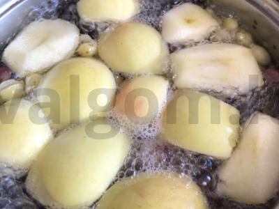 Vynuogių-obuolių kisielius Žingsnis 5