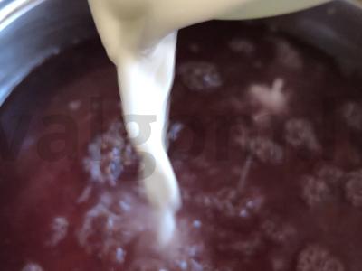 Vynuogių-obuolių kisielius Žingsnis 11