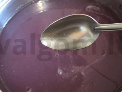 Vynuogių-obuolių kisielius Žingsnis 12