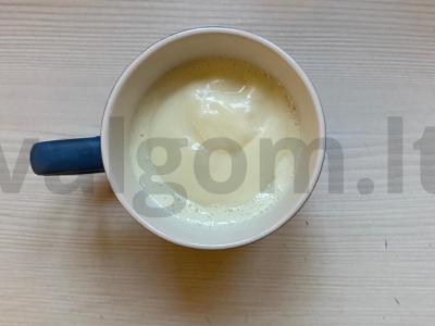 Pieninis kisielius su kukurūzų krakmolu ir riešutais Žingsnis 7