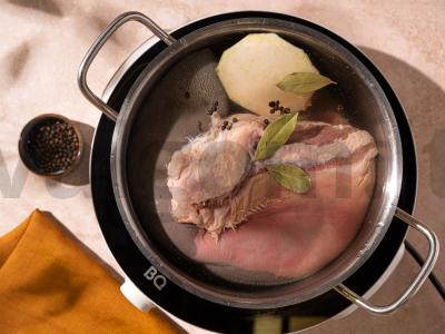 Salotas su marinuotais pievagrybiais ir liežuviu Žingsnis 1