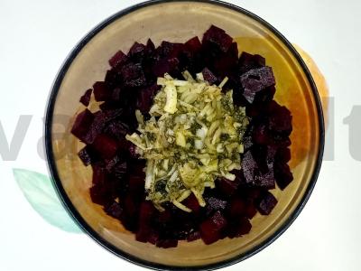 Burokėlių salotas „Pirmas“ Žingsnis 6