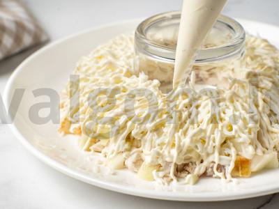 Salotas „Malachito apyrankė“ su vištiena Žingsnis 8