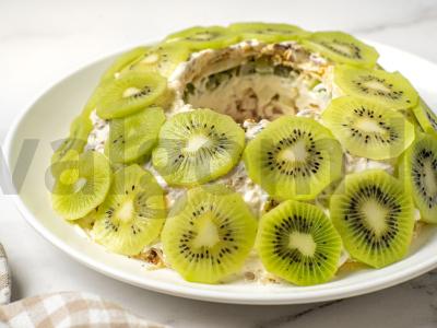 Salotas „Malachito apyrankė“ su vištiena Žingsnis 11