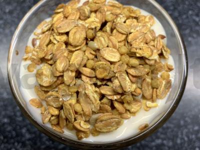 Morkų tyrės, granolos, jogurto ir džiovintų vaisių desertas Žingsnis 8