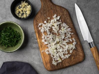 Grietinėlės krevetės su kukurūzais Žingsnis 2