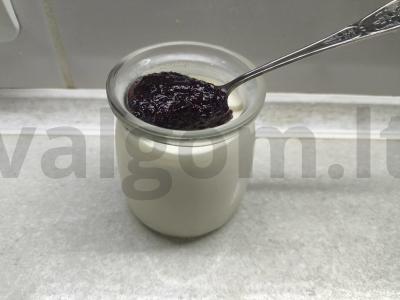 Juodųjų serbentų jogurtas Žingsnis 5