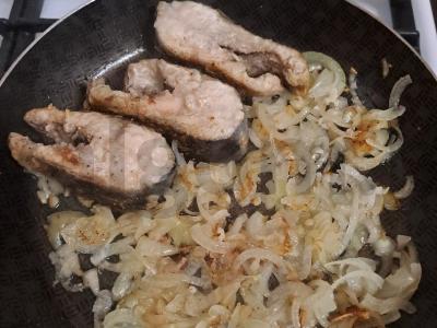 Kepta žuvis grietinėje Žingsnis 7