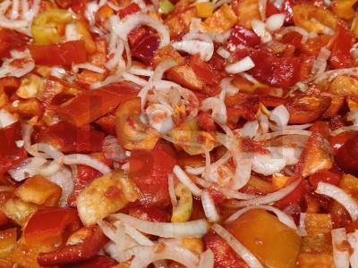 Lečo su paprika ir pomidorais žiemai Žingsnis 8