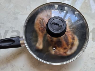 Anties šlaunelės su česnaku ir prieskoniais Žingsnis 6