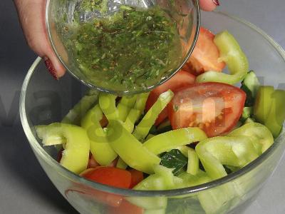 Salotas „Fattoush“ su portulaku Žingsnis 9