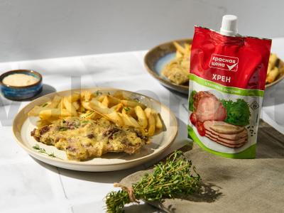 Kiaulienos steikai krienų marinate pagrindine nuotrauka