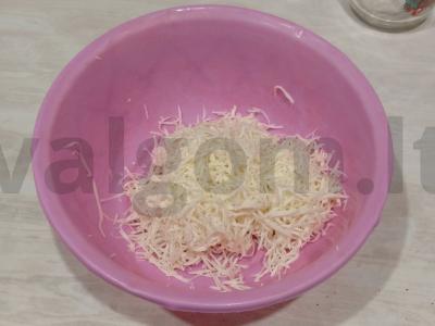 Menkių kepenų užkandis Žingsnis 1