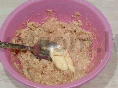 Menkių kepenų užkandis Žingsnis 4