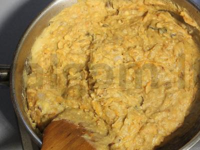 Žirnių košė su daržovėmis ir bekonu Žingsnis 11